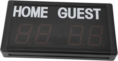 LED Score Board Electronic 4 Digit Wall Mount with Wired Button Remote Control 1.8in Digits - Clear Basketball & Multi - Sport Scoring, Durable Aluminum Alloy for Gym and Sport in Kuwait