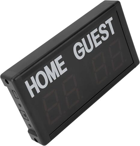 LED Score Board Electronic 4 Digit Wall Mount with Wired Button Remote Control 1.8in Digits - Clear Basketball & Multi - Sport Scoring, Durable Aluminum Alloy for Gym and Sport in Kuwait