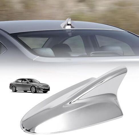 غطاء هوائي زعانف Shark متوافق مع Elantra Sedan MD 2011-2016 ، من أجل Hyundai Sonata Sedan YF 2009-2014 W/GPS ، لـ Genesis Sedan BH 2008-2013،96210،962103q800،962103x100nka (Glossy Black) in Kuwait