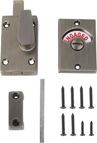 Advanced Casting Technology Toilet Door Lock with LED Indicators for Bathroom Privacy Zinc Alloy Design in Kuwait