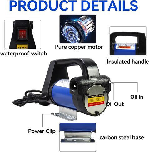 Fuel Transfer Hose 1" x 6.5FT, with SS NPT Fittings & Filter, for Diesel Gas DEF, Wire Reinforced Suction Hose for 3/4" & 1" Transfer Pump in Kuwait