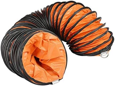 This Air DuctingPVC Flexible Ducting Hose for Industril, 200mm~600mm Diameter PVC Flexible Duct Hosing Waterproof Retardant, Portable Ducting Hose with Adjustable Rope and D-Ring in Kuwait