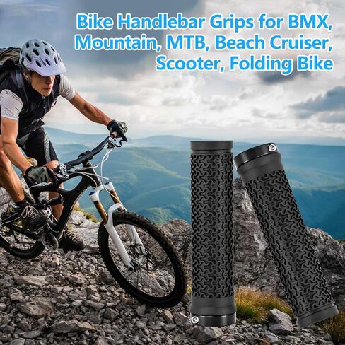 مقابض مقود الدراجة، مقابض الدراجة الجبلية، مقبض مطاطي مريح للدراجة من أجل BMX، الجبال، MTB، كروزر الشاطئ، سكوتر in Saudi Arabia