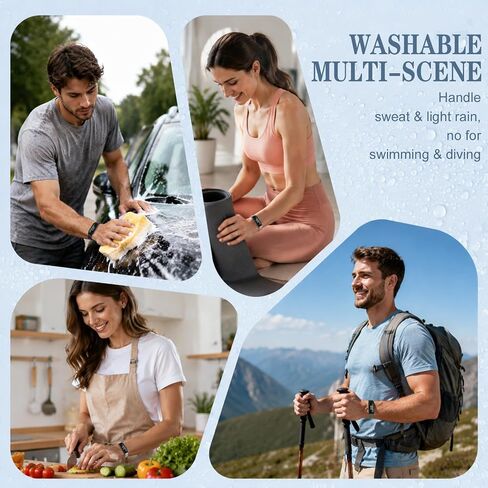HSWAI نايلون مرن متوافق مع Fitbit Inspire 3 Bands/Fitbit Inspire 2 Bands، 6 حزم قابلة للتمدد وقابلة للتعديل حزام بديل رياضي ناعم للنساء والرجال لتتبع اللياقة البدنية in Kuwait