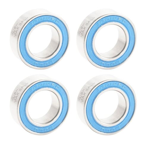 3801H8 VRS MAX Cartridge Bearings, Size 12x21x8mm Chrome Steel Black Sealed with Grease, 3801H8 LLU Cart Double Row Bearing for Hubs Pivot, (Pick of 4Pcs) in Kuwait