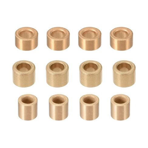 Small Sealed Steel Ball Bearing 10pcs Self-Lubricating Bearing 6mm 8mm ID Sleeve Sintered Bronze Bushings(8x12x15 1pcs) in Kuwait