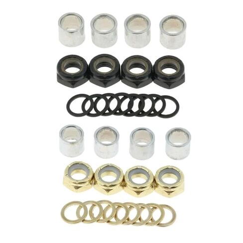 Small Sealed Steel Ball Bearing Skateboard Bearing Spacers Washer Nut Speed Kit in Kuwait