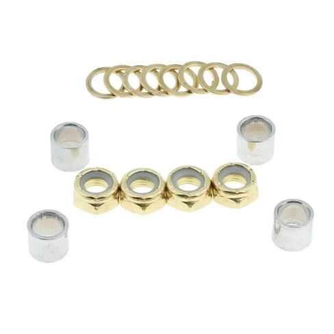 Small Sealed Steel Ball Bearing Skateboard Bearing Spacers Washer Nut Speed Kit in Kuwait