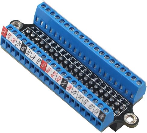 ZDE GPIO Terminal Block Breakout Board Module DIY Circuit GPIO Expansion Board Micro Connector Compatible with Raspberry Pi 5/4B/3B+/3B/2B/Zero/Zero W/Zero 2 W in Kuwait
