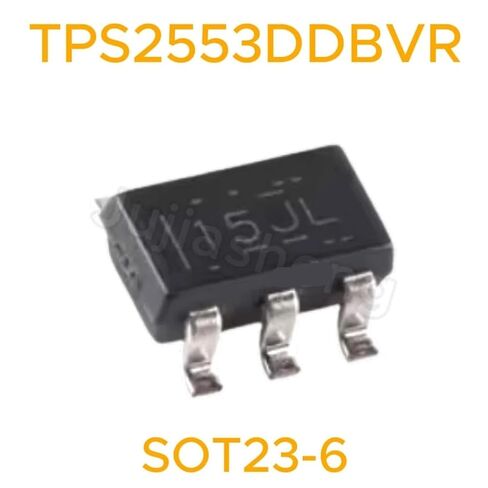 10pcs TPS2553DDBVR TPS2553 SOT23-6 15JL Power Switch Load Driver IC Electronic Component Integrated Circuit in Saudi Arabia