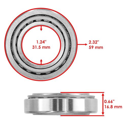 Caltric LM67048 LM67010 LM67048/10 LM67000LA Tapered Roller Bearing Cup & Cone/Qty 8 in Kuwait