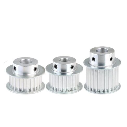 5M Belt Pulley Bore 6/6.35/8 * 17mm Alloy Rubber Width 15mm 25Teeth 1Pcs(6.35 mm) in Kuwait