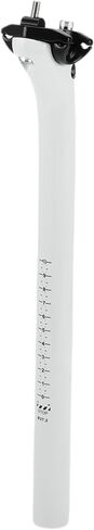 1 Pc Bike Seat Posts 27.2x350mm Bike Saddle Post Seat Tube Universal Lightweight Carbon Fiber White in Kuwait