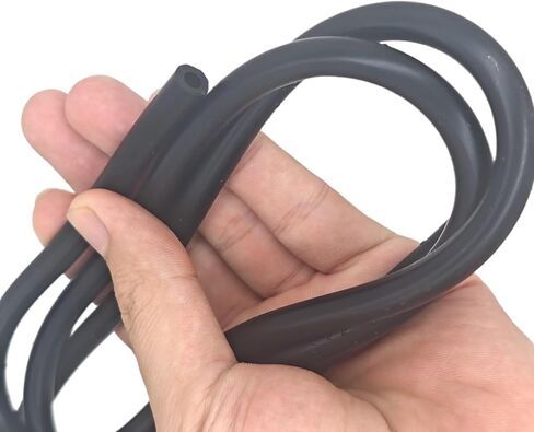 3FT 0.27 "OD 0.16" ID أنبوب مطاط موصل خرطوم سيليكون 6x4 مللي متر أنابيب المطاط الصناعي لا كهرباء ساكنة 1 متر in Kuwait