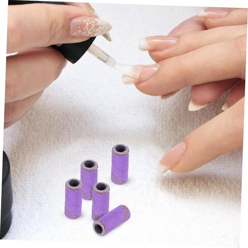 50pcs Nail Sanding Bands for Nail Drill Sanding for Manicure Portable and Lightweight and Gel Polish Removal in Kuwait