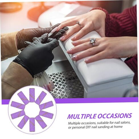 50pcs Nail Sanding Bands for Nail Drill Sanding for Manicure Portable and Lightweight and Gel Polish Removal in Kuwait