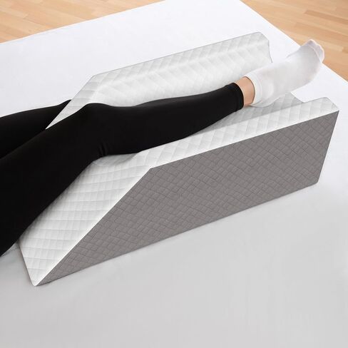 Kolbs Double Leg Elevation Pillow | Post Surgery Leg Pillow | Stylish Chic Jacquard Cover in Saudi Arabia