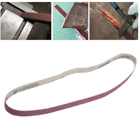 Sanding Belt Aluminium Oxide Sandpaper Sander Abrasive Band 533 x 9mm for Polishing Accessories (60#) Tools in Kuwait