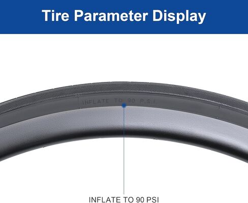 27.5x2.40 (60-584) Bike Tire 27.5 inch Bicycle tire Suitable for 27.5X2.4 27.5 x 2.40 Off Road/Mountain Folding Replacement Bike Tire (Single) in Saudi Arabia