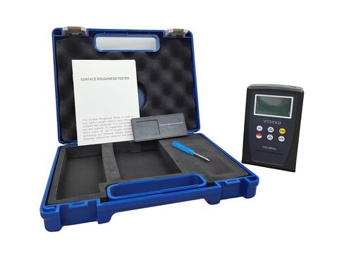 Surface Roughness Tester Meter Gauge Surftest Profilometer Profile Gauge Instruments with Test Range Ra 0.05~10.00µm Rz 0.1~50.0µm Accuracy <15% LCD Display in Kuwait
