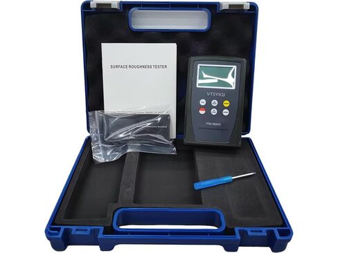 Surface Roughness Tester Meter Gauge Surftest Profilometer Profile Gauge Instruments with Test Range Ra 0.05~10.00µm Rz 0.1~50.0µm Accuracy <15% LCD Display in Kuwait