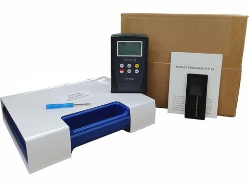 Surface Roughness Tester Meter Gauge Surftest Profilometer Profile Gauge Instruments with Test Range Ra 0.05~10.00µm Rz 0.1~50.0µm Accuracy <15% LCD Display in Kuwait