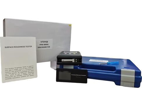 Surface Roughness Tester Meter Gauge Surftest Profilometer Profile Gauge Instruments with Test Range Ra 0.05~10.00µm Rz 0.1~50.0µm Accuracy <15% LCD Display in Kuwait