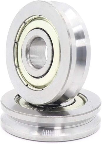Power Transmission Products 4Pcs V Groove Sealed Ball Bearing 10x35x9 10x35x11mm Pulley Wheel Bearings V4.1/2.1 V4/1 Guide Track Rlooer(103509V4.2 2.1 4PCS) in Kuwait