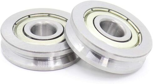 Power Transmission Products 4Pcs V Groove Sealed Ball Bearing 10x35x9 10x35x11mm Pulley Wheel Bearings V4.1/2.1 V4/1 Guide Track Rlooer(103509V4.2 2.1 4PCS) in Kuwait