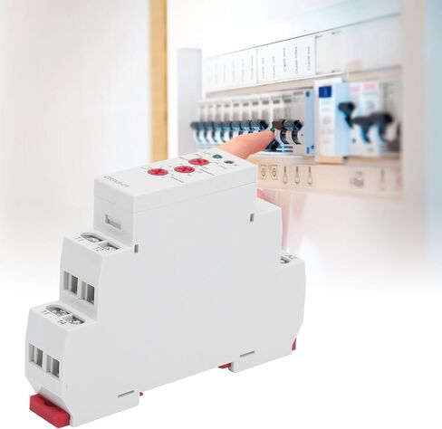 Temperature Control Relay, AC/DC 24V-240V DIN Rail Temperature Controller Thermostat GRW8-01 16A with Sensor Probe Heating and Cooling Mode in Kuwait