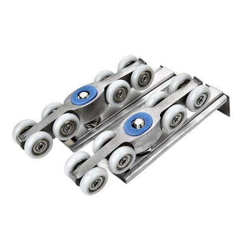 Stainless Steel Sliding Door Rollers Bear 120KG Bedroom Wood Door Hanging Wheels Meeting Room Wardrobe Door Roller Wheels in Saudi Arabia