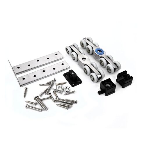 Stainless Steel Sliding Door Rollers Bear 120KG Bedroom Wood Door Hanging Wheels Meeting Room Wardrobe Door Roller Wheels in Saudi Arabia