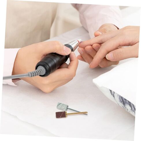 100pcs Professional Nail Drill Bits Sand Ring Mandrel Bit for Nails Sanding Bands for Art Fine Sanding Bands Kit for Techs Portable Supplies in Kuwait