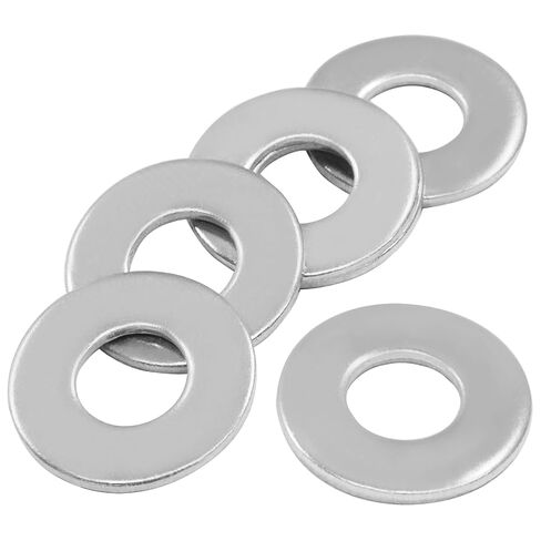 Hordion 200pcs #10 Stainless Steel Flat Washers, 1/2" OD Fender Washer for Home Improvement and Industrial Use in Kuwait