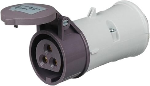مقبس جهد منخفض 2/3P موبايل 16/32 أمبير مقاوم للماء صناعي IP44 أرجواني (CF681) in Kuwait