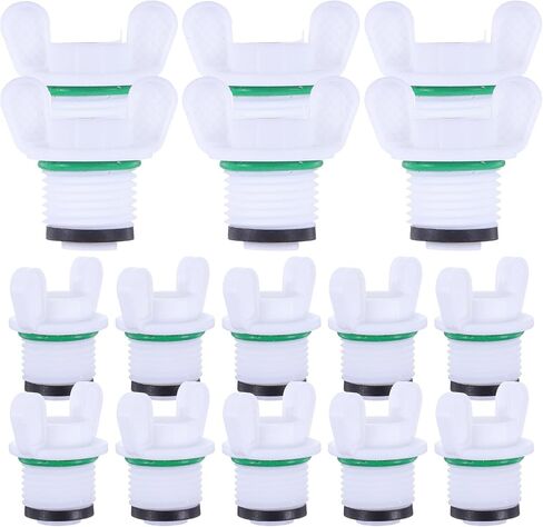 PartyKindom Hose for Home Use Low Office and Temperature Resistance 50pcs White Plastic Thread End Plugs Plug 1/2 Thread Multi-use Pipe Caps with High Flexibility in Kuwait