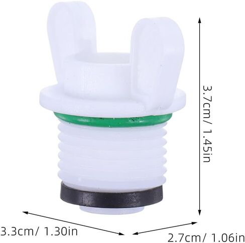 PartyKindom Hose for Home Use Low Office and Temperature Resistance 50pcs White Plastic Thread End Plugs Plug 1/2 Thread Multi-use Pipe Caps with High Flexibility in Kuwait