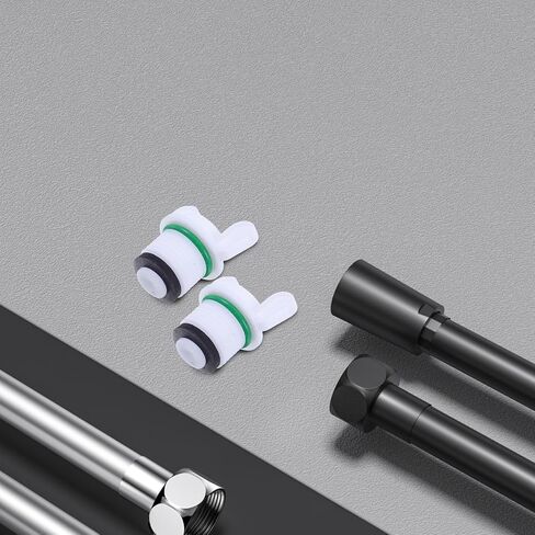PartyKindom Hose for Home Use Low Office and Temperature Resistance 50pcs White Plastic Thread End Plugs Plug 1/2 Thread Multi-use Pipe Caps with High Flexibility in Kuwait