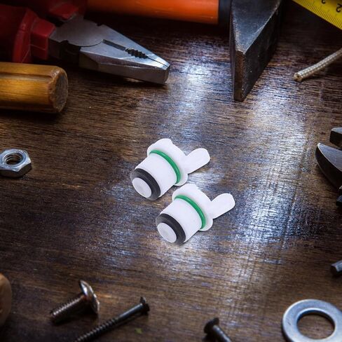 PartyKindom Hose for Home Use Low Office and Temperature Resistance 50pcs White Plastic Thread End Plugs Plug 1/2 Thread Multi-use Pipe Caps with High Flexibility in Kuwait