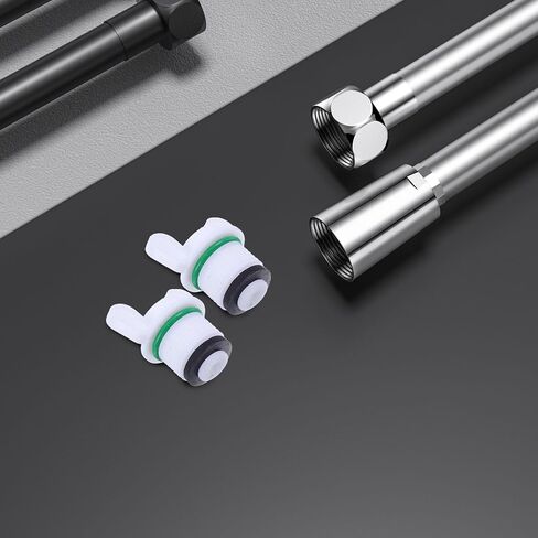 PartyKindom Hose for Home Use Low Office and Temperature Resistance 50pcs White Plastic Thread End Plugs Plug 1/2 Thread Multi-use Pipe Caps with High Flexibility in Kuwait