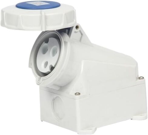 IP67 Waterproof 16A32A Aviation Industry Plug and Socket 3-pin 4-Wire 5-Hole Male and Female Docking Connector(4-core32Aconnector+Plug(Set)) in Kuwait