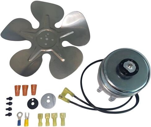 Edgewater Parts Condenser/Evaporator Fan Motor 120V 9W CW Rotatio With 8" Fan Blade Compatible With Dixie, Narco, Vendo, Royal Soda Machine in Kuwait