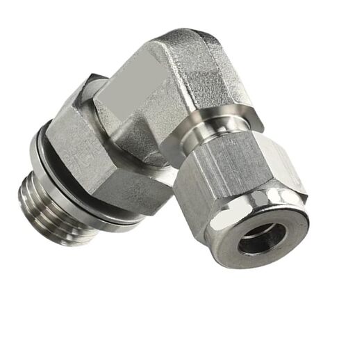 6M5SEL6 Stainless Steel O-Ring Seal Fitting 90° Elbow External Parallel Thread SAE in Kuwait