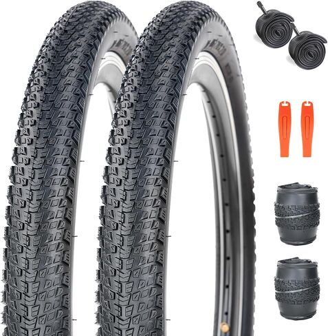 ZUKKA 20×2.0,24/26/27.5/29x2.125 مجموعة إطارات الدراجة وأنبوب إطارات الدراجة البديلة MTB مع صمام شريدر رافعات الإطارات 35 مم للجبال، دراجة الطراد in Kuwait