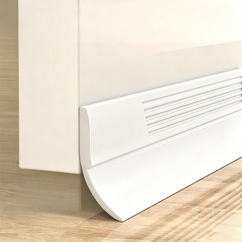 Weather Stripping Door Bottom Seal, Adhesive Door Draft Stopper, Silicone Seal Tape for Doors Windows Insulation Noise Blocker Wall Protector, 39.3inch(White) in Kuwait