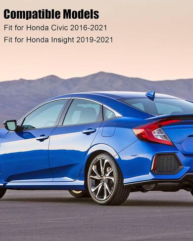 Rear Trunk Sealing Strip Fit for Honda Civic 2016-2021 Insight 2019-2021 Replace 74865-TBA-A11, Rear Trunk Seal Weatherstrip in Kuwait