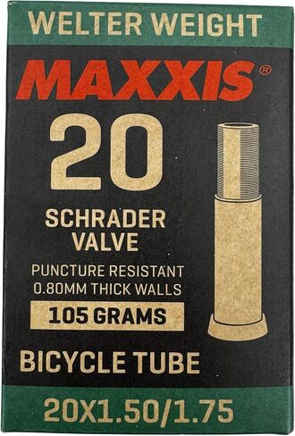 Maxxis 20 x 1.5-1.75 أنبوب داخلي للدراجة ذو وزن ويلتر | صمامات بريستا أو شريدر | مقاومة للثقب | أنبوب دراجة بي إم إكس in Kuwait