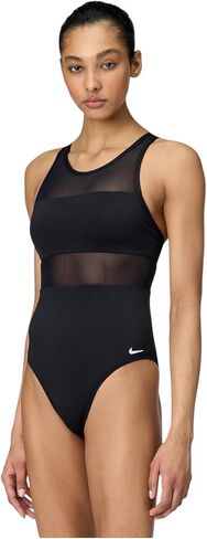 Nike Women's Mesh V Back One Piece Swimsuit NESSG378 in Kuwait