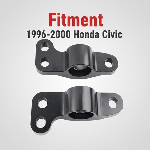 Spherical Compliance Bushing Kit Fit for 1996-2000 Honda Civic, 6061 Aluminum Housings, Improves Steering and Braking Response in Kuwait