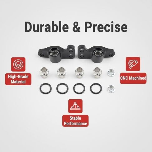 Spherical Compliance Bushing Kit Fit for 1996-2000 Honda Civic, 6061 Aluminum Housings, Improves Steering and Braking Response in Kuwait
